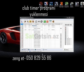 Club timer yazilmasi