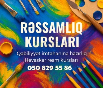 Rəsm kursu Qabiliyyət imtahanına hazırlıq