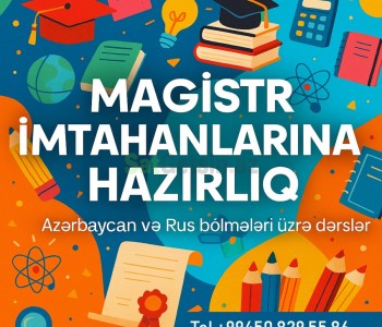 Magistr hazırlığı Az- Rus bölmə